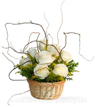 white-rose-basket